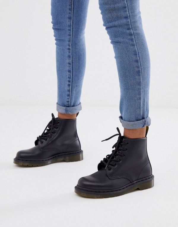 Dr Martens 101 6 Eye Crne - Ženske Čizme | 21570KLVI